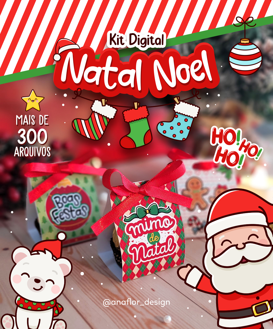 Kit Digital Natal Edição Especial sem fundo Png