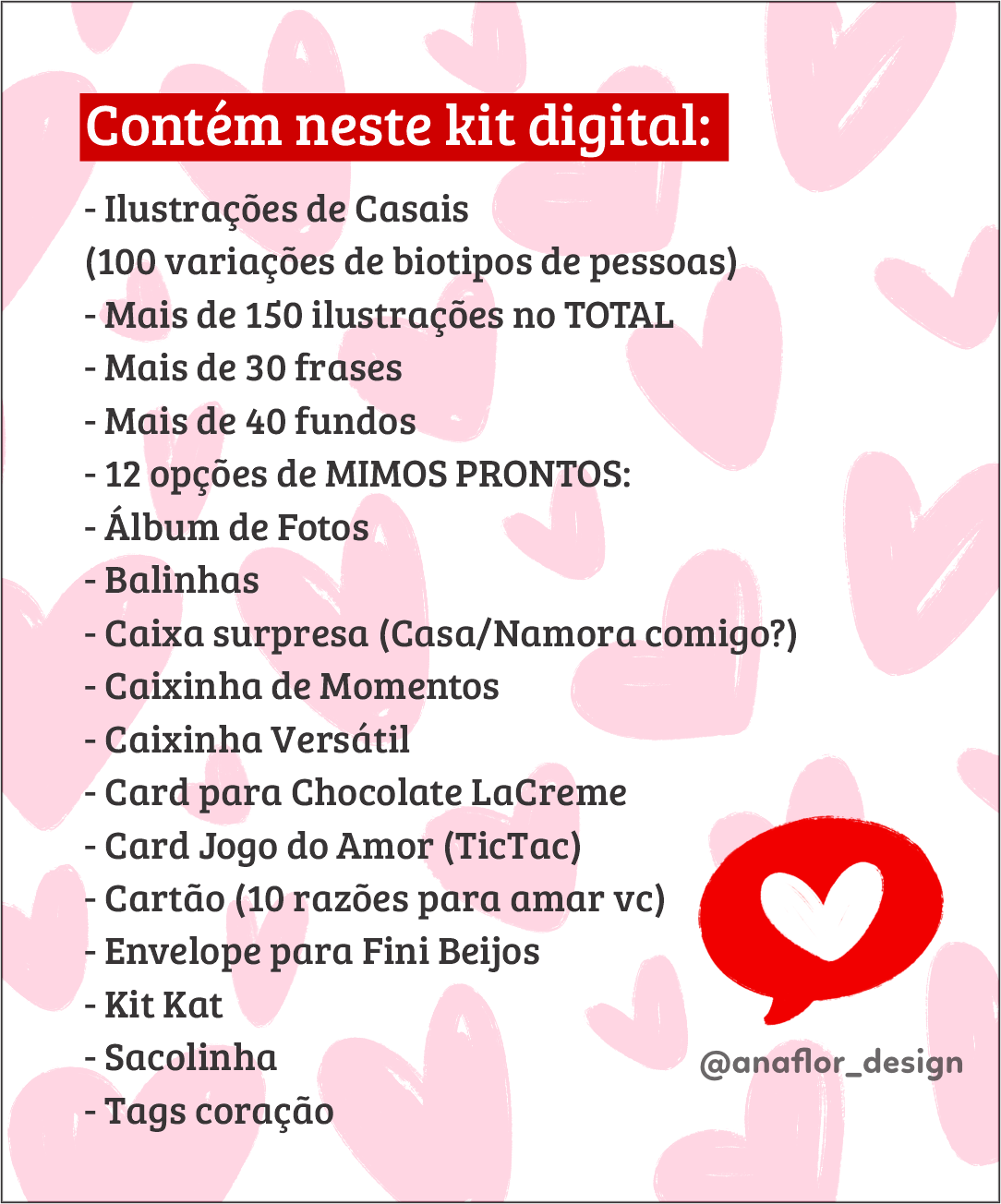 Kit Digital Dia dos Namorados 2023