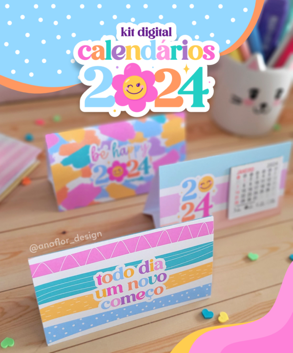Kit Digital Calendários 2024