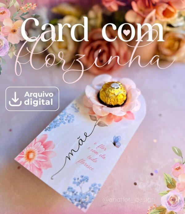 Arquivo | Card com Forminha de Flor