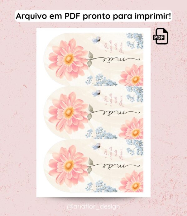 Arquivo | Card com Forminha de Flor - Image 2