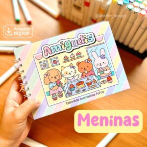 NOVO | AMIGUDIS MENINAS - Arquivos de Colorir