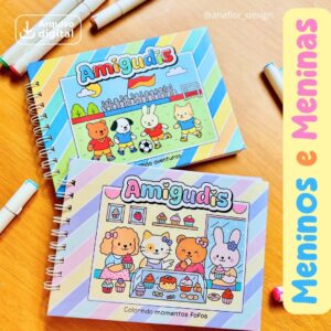 NOVO | AMIGUDIS COMPLETO - Arquivos de Colorir